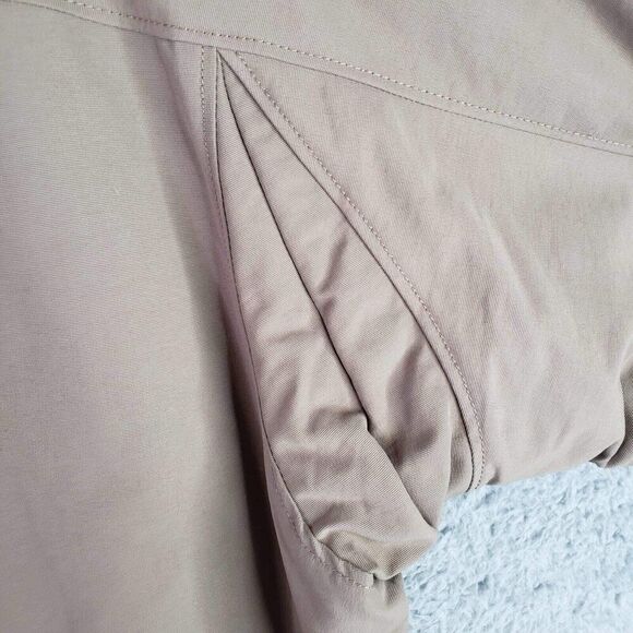 Duluth Trading Co Jacket Mens Size XLT Tall Tan Khaki Zip Up Pockets Lined - Picture 6 of 15